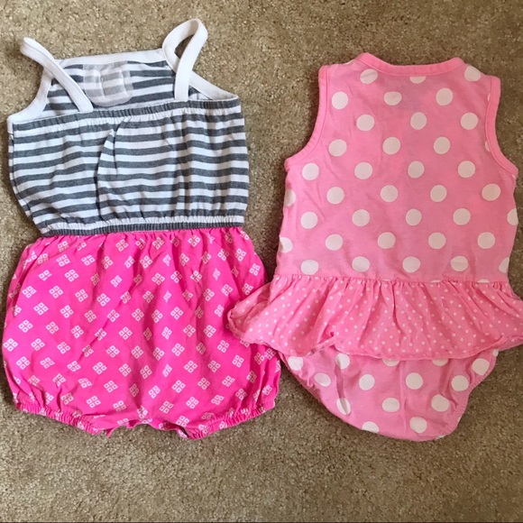 Lot of Baby Girl Rompers - Picture 2 of 6